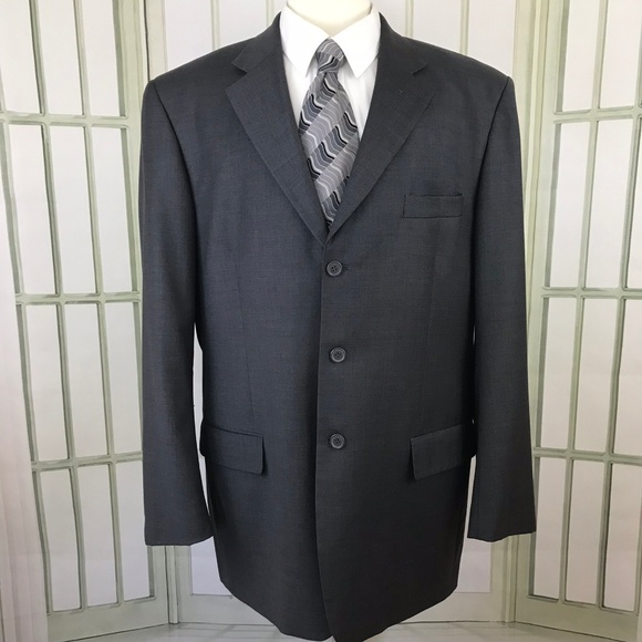 Mantoni Suits & Blazers | Mantoni Super 4s Mens Suit Jacket Wool 46l ...